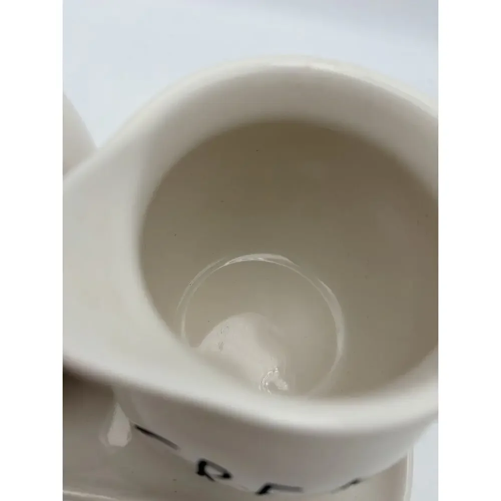 RAE DUNN Sugar And Creamer On Matching Tray 15